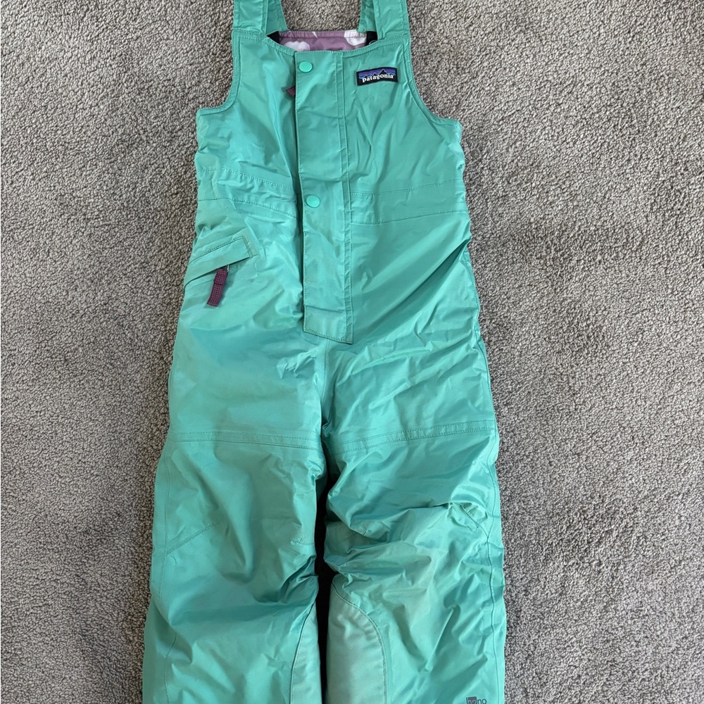 Patagonia Kids' Green Snow Bib
